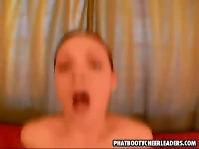 Krystal rides a black cock