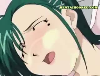 Anime lady with huge soft milkers (Uncensored Hentai)