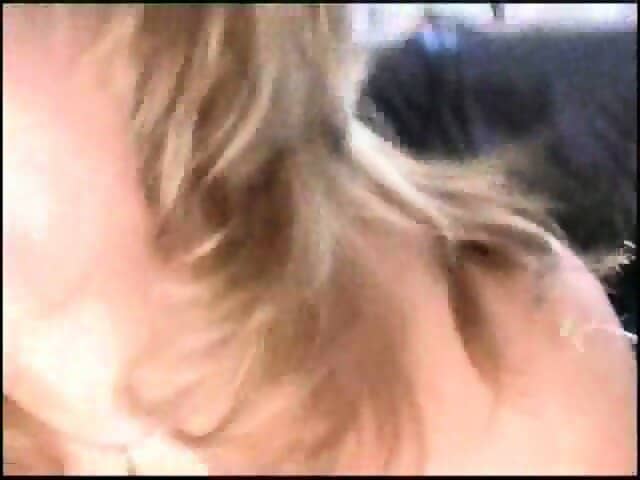 German girl having fun