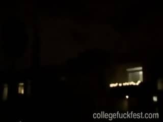 This blonde babe gets horny and sucks this dude like crazy