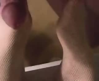 Cum on pantyhose